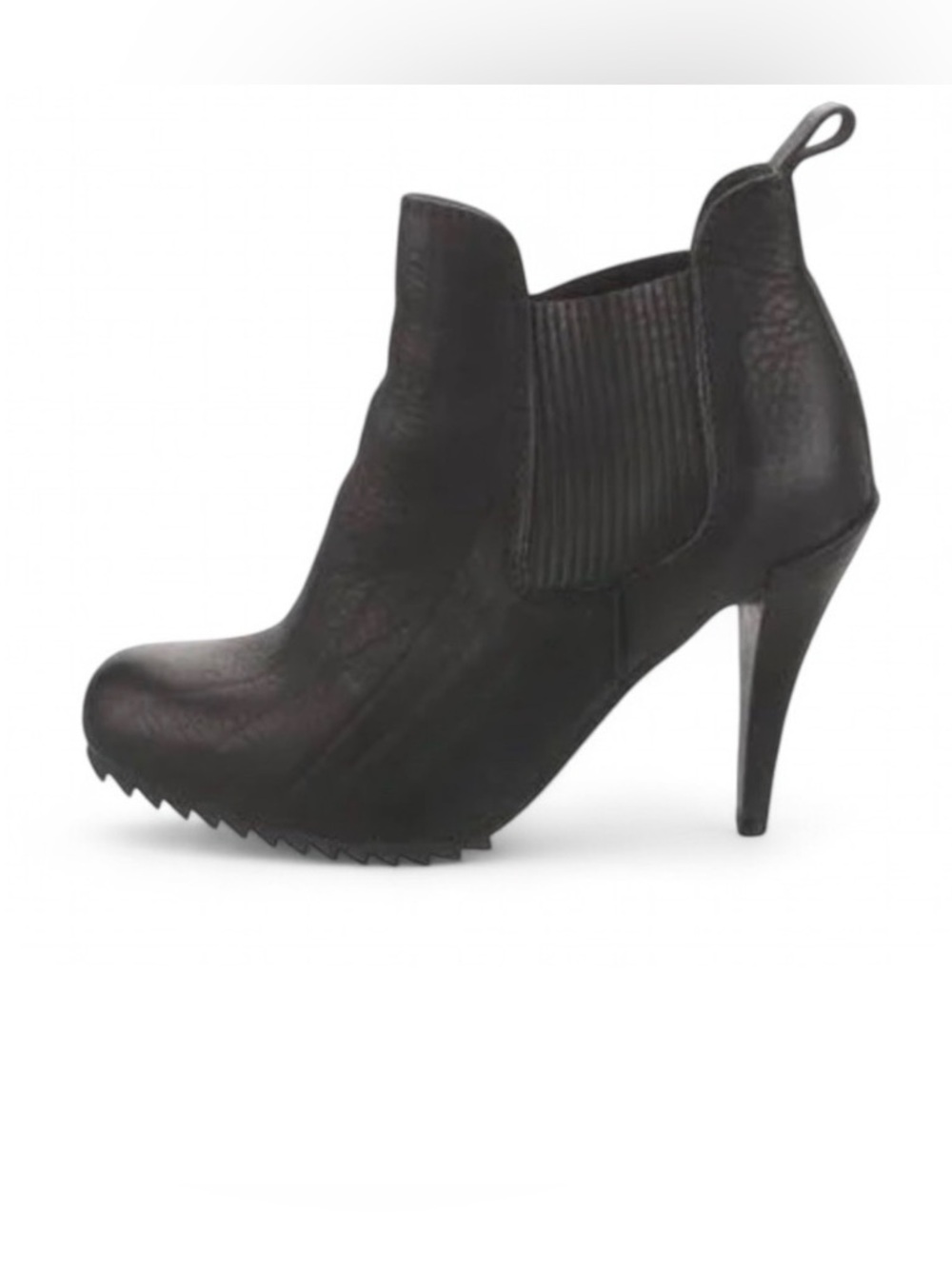 Pedro Garcia Black Leather High Heel Ankle Boots Women’s Size 9.5